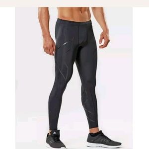 2XU mens compression tights athletic black XS nice